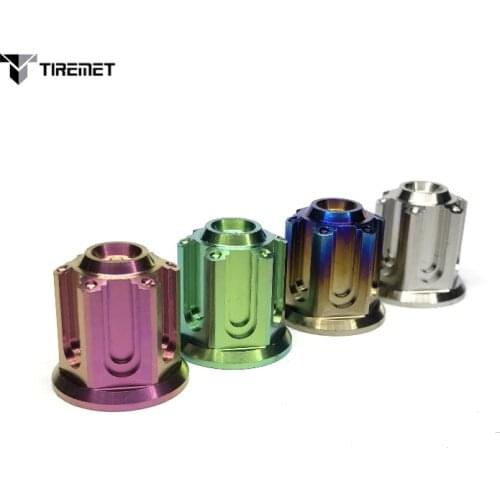 Tiremet M10*1.25 Titanium Flange Nuts Customize for Bicycle Motorcycle Car Rear Axle