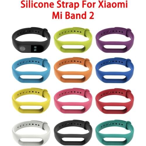 Smart bracelet For Mi band 2 Strap Replacement Belt Silicone Wristband for Mi Band 2 Color Strap Bracelet Wristband Smart Acc