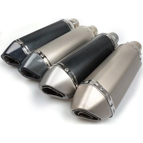 Universal 38-51 Motorcycle Exhaust Pipe Modified Muffler Pipe For SUZUKI GSR750 GW250F SFV650 TU250 GS500F SV650SF GSX-S750 1200