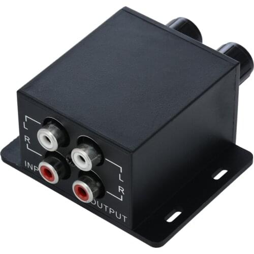 1pc Universal Car Amplifier Bass Controller Professional RCA Gain Level Car Power Amplifier Volume Equalizer 150Hz-40Hz Mayitr