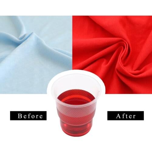 10g Red Color Fabric Dye Acrylic Paint Powder for Fade Clothing Textile Cotton Nylon Silk Jeans Dyeing Clothing Renovation