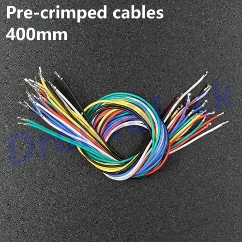 24Pcs JST GH1.25 Pre-crimped Cables 6 colors 40cm Pixhawk2 the Cube Pixhawk4 Pixhack Pixracer PXFmini Mini Pix GPS Silicone Wire