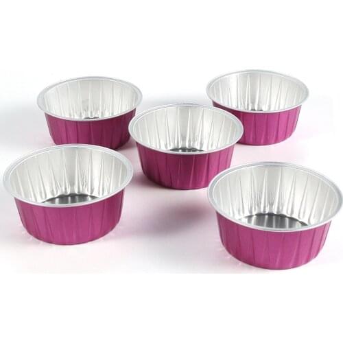 5PCS Paper-Free Unhaired Butter-Bean Capacity Aluminum Foil Wax Melting Bowl Aluminum Depilatory Wax Auxiliary Accessories Tool