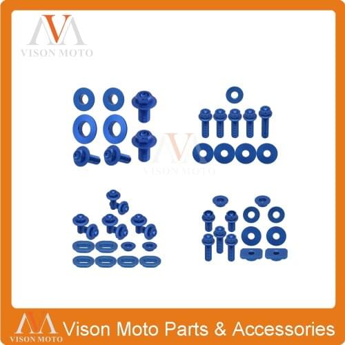Motorcycle CNC Aluminum Accessories Front Rear Fender Seat Radiator Shrouds Screw For Yamaha YZ250F YZ450F WR450F WR250F 06-13
