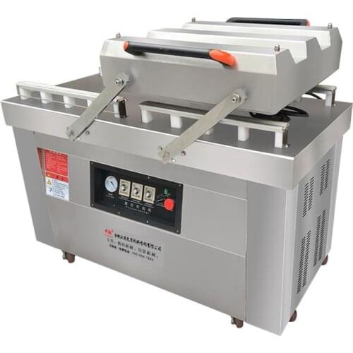 Automatic Vacuum Food Sealer Double Chamber Vacuum Dry-Wet Vacuum Sealed Baking Sealing Machine Steel Sealing Machine DZ-600