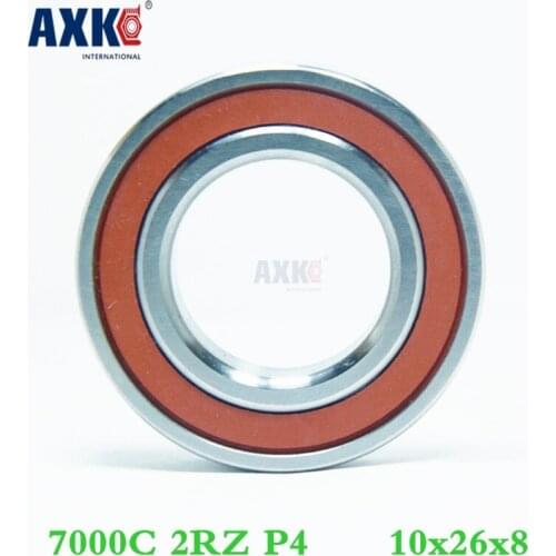 Axk 1pcs 7000 7000c 2rz P4 10x26x8 Sealed Angular Contact Bearings Speed Spindle Bearings Cnc Abec-7