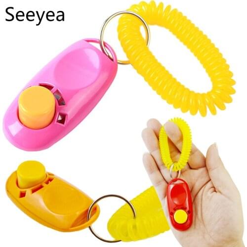 Pet Dog Training Click Stop Barking Deterrence Kitten Dog Animal Outdoor Sports Control Dog Supplies Accessories Seeyea