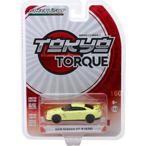 GreenLight 1:64 2016 Nissan GT-R (R35) Alloy model car Metal toys for childen kids diecast gift