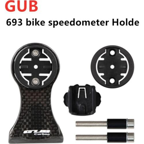 GUB 693 bike speedometer Holder For GARMIN CATEYE Bryton GoPro Stand Carbon Fibre Road Bike MTB Mount camera Flashlight bracket