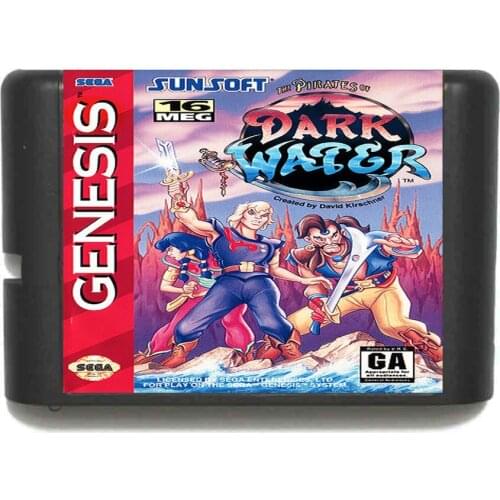The Pirates of Dark Water 16 bit MD Game Card For Sega Mega Drive For Genesis