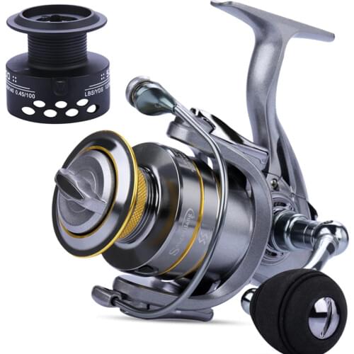 Sougayilang Freshwater 13+1BB 2000-5000 Series Spinning Reel Max Drag 8KG Carp Fishing Reel for Bass Fishing Tackle