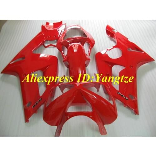Custom Injection mold Fairing kit for KAWASAKI Ninja ZX6R 03 04 ZX6R 636 2003 2004 hot red ABS Fairings set+gifts SQ46