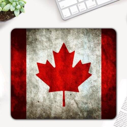 Canada Flag Computer Game Carpet Mouse Pad Mat Anti Slip Mousepad Gaming Mice Pad for PC Laptop Desktop Computer