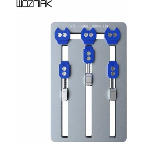 Mijing T23 Universal Repair Fixture Aluminum Alloy Bearing Mobile Phone Motherboard Solding Platform For IPHONE PCB Repair Tool