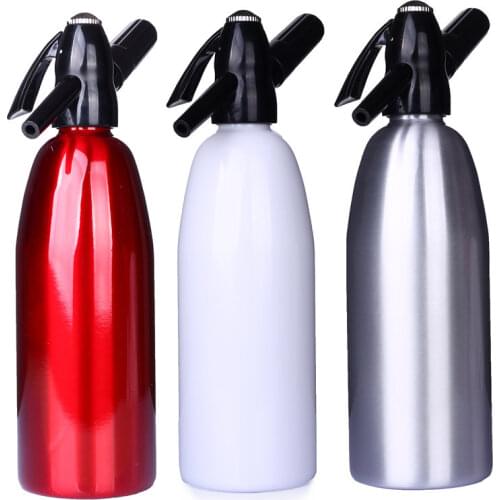 Soda Siphon Gun Bubble 1L Make Sparkling Gas Water Generator Comb Water Dispenser Gin Fizz Cocktails and Wine Spritzers