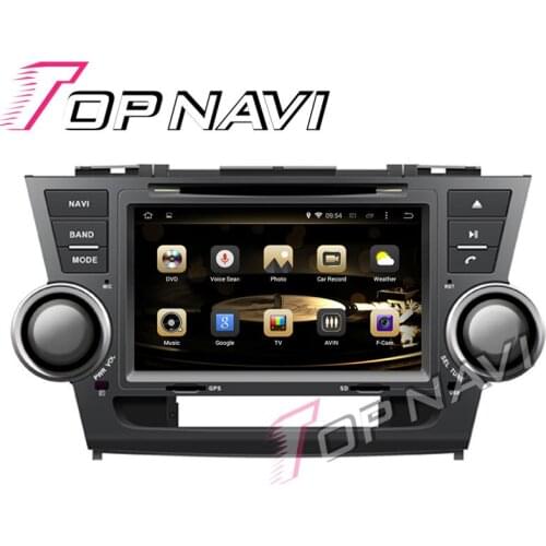 Topnavi 8'' Octa Core Android 9.0 Car GPS Navigation for Toyota Highlander 2008 Autoradio DVD Multimedia Audio Player Stereo