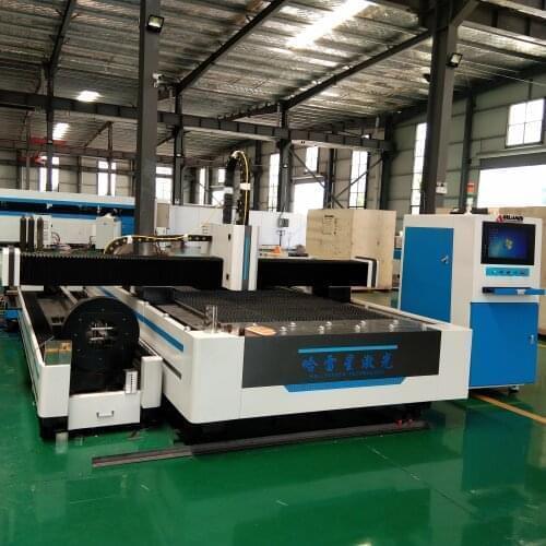 HighSpees Fiber Laser Cutter Cutting Machine Processing Steel Sheet Metal Tube