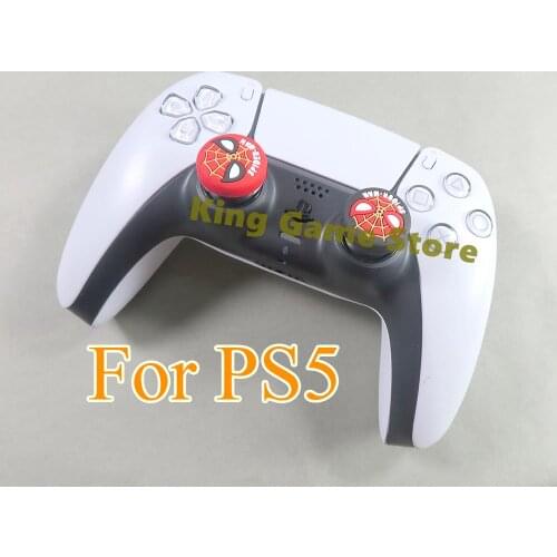 1pair For Sony PS5 PS4 Soft Silicone Thumb Grip Stick Cap Cover Controller for Playstation 5 PS5 Joystick Cap Accessories