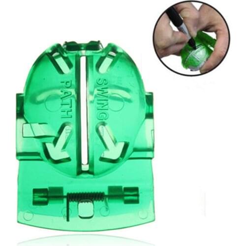 1Pcs Golf Scribe Accessories Transparent Golf Ball Green Line Clip Liner Marker Template Alignment Marks Supplies Tools