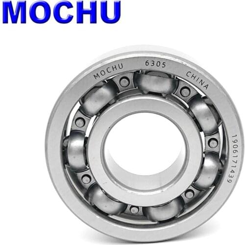 1pcs 6305 25X62X17 P5 ABEC-5 MOCHU Open Deep Groove Ball Bearings Single Row High Quality