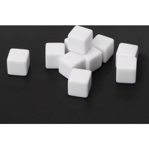 10Pcs D6 Dice 12mm Die Six Sided Table Gaming Dice Blank For Role Playing Toys