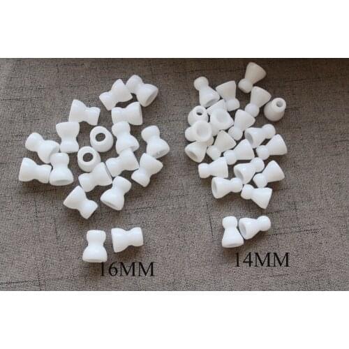 100pcs/lot----9.5mm/12mm/14mm/16mm diam bulk white toy skeleton joint self-assembly--size option