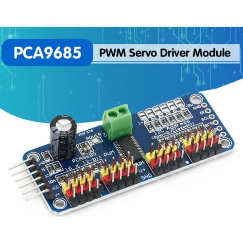 16 Channel 12-bit PWM/Servo Driver-I2C interface PCA9685 module Raspberry pi shield module servo shield