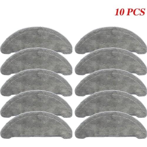 4pcs/10pcs Mops Cloth Mopping Cloths For ROIDMI EVE Plus Robot Vacuum Cleaner Microfiber Mop Cloth Sweeper Cleaning Replacement