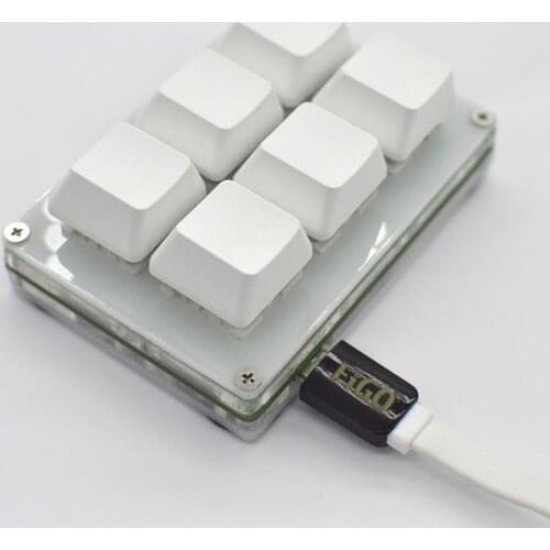6-key Keypad Mini Keyboard Copy and Paste Custom Shortcut Keys One-key Password Mechanical SayoDevice