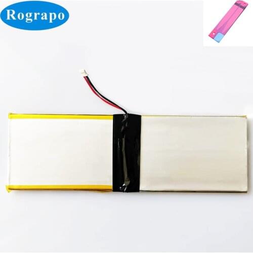 New 3.7V 6600mAh Tablet PC Battery For Prestigio MultiPad 10.1 ULTIMATE PMP7100D 3G 5 Wire Plug