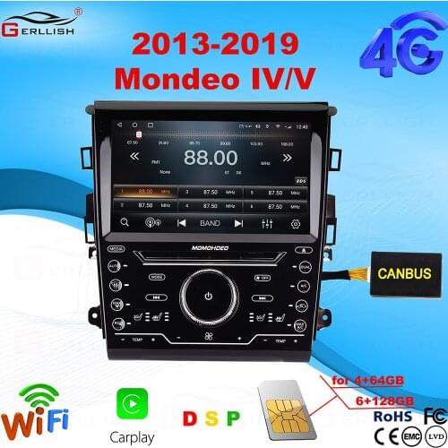 Android gps Multimedia Stereo Video Player Car Radio For Ford Mondeo Fusion 2012 2013 2014 IPS Touchscreen not 2din dvd