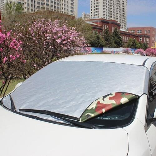 Car special sunscreen insulation sunshade front windshield cover window universal Oxford cloth sun block thickening