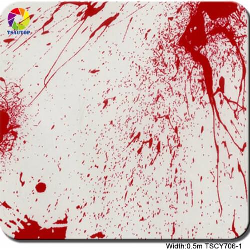 Free shipping TSAUTOP 0.5m x 2m/10m hydro graphic water transfer printing film for aqua print WDF706-1