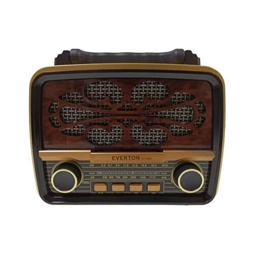 Everton Rt-880 Bluetooth Controlled Nostalgic Görünümlümlü Radio & Music Player