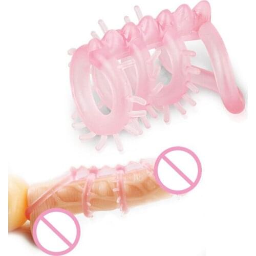 Penis Ring Delaying Ejaculation Silicone Cock Rings Penis Enlarger Sex Toys Siamesed Male Lock Ejaculation Rings