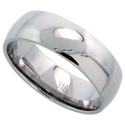 Ring men Polished Peoples Favorite Jewelry Rings Stainless Steel Ring Pure Silver Color Rings Unique Designed Size 7 8 9 10 11