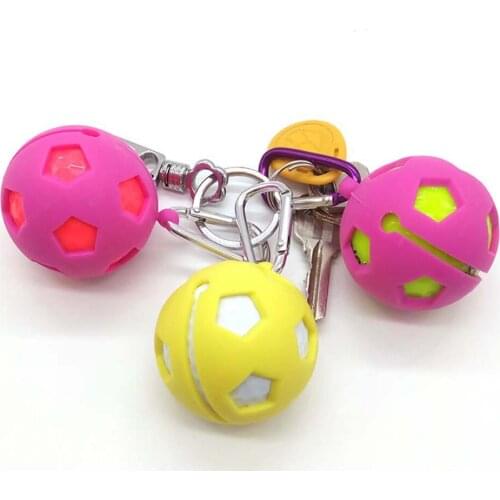 3pcs Golf Ball Protective Cover with Buckle Silicone Waist Holder Sleeve Anti-lost Keychain Golfing Accessories Random Colors