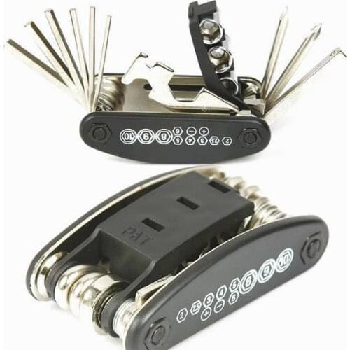 New high quality 15-in-1 mountain bike multi-function tool / hex screwdriver wrench / combination