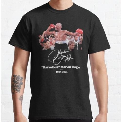 Men Shirt rip marvelous marvin hagler 1954 2021 signature shirt shirt Women tshirt