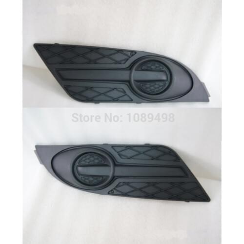 2 Pcs/Pair RH and LH front fog lamp light covers bezel without hole for Ford Focus 2007