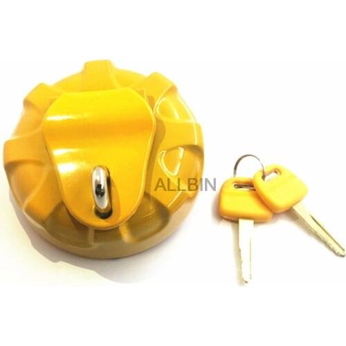 For VOLVO EC Anti-theft fuel tank cap Double anti-theft lock Diesel tank cover excavator accessories
