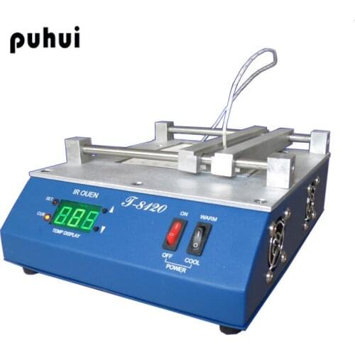 PUHUI T-8120 Infrared Preheating Station SMD PID Temperature Controlling Preheating Station heating Plamform