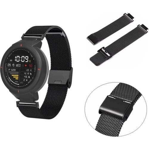 Stainless Steel Watchband For Amazfit Verge Strap Sports Metal Wristband For Xiaomi Huami Amazfit Verge 3 Bracelet Accessories