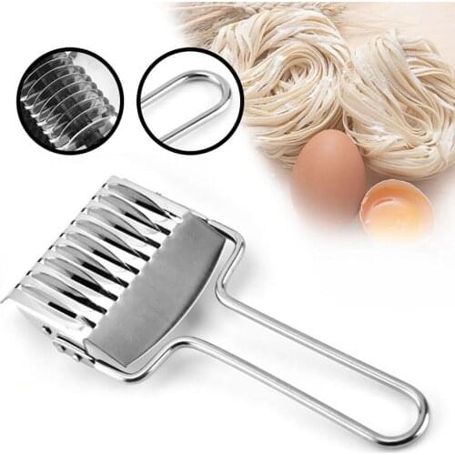 Manual Noodle Makers Noodles Cutter Pasta Maker Kitchen Gadgets Pressing Machine Stainless Spaetzle Makers Noodles Cut Knife
