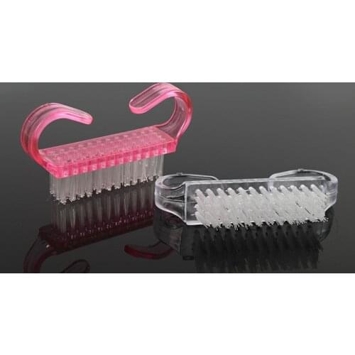 Nail Cleaning Clean Brush Tools Pink Cleaning Dust Pink Soft Pedicure Nail Art Tool Portable Manicure Soft Remove Dust Care Tool