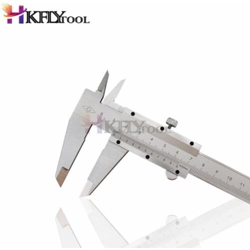 6Inch 150mm Stainless Steel Caliper Metal Vernier Caliper Micrometer Gauge Measurement Range 0-149mm