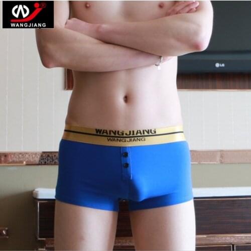 WJ Brands New Fashion Sexy High Quality Cotton Mens Boxers Shorts Mr Underpants Mans Underwears 3pcs/lot