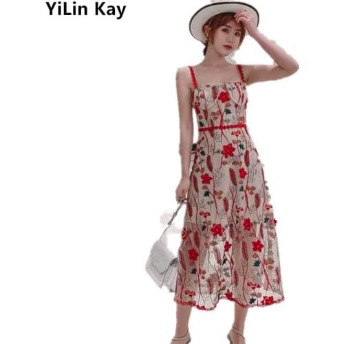 Летние шифоновые платья YiLin kay China At AliExpress