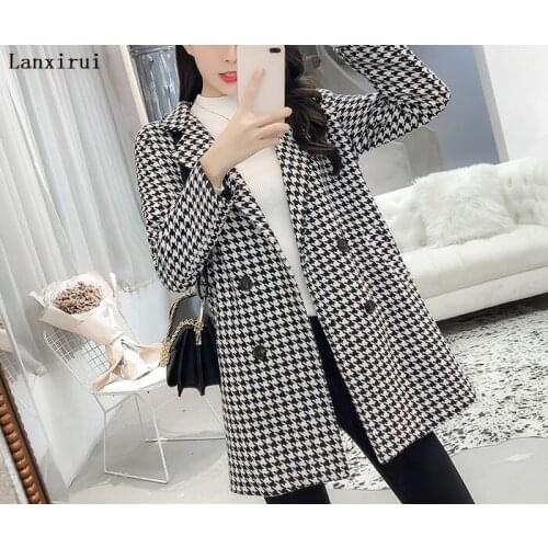 Woman wool Inside Solid Color Long Sleeve Long Jacket Zipper Wide -Waisted Hoodie Winter Outwear