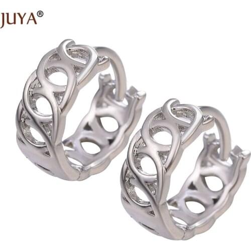 Gold Rose Gold Black Color High Quality Copper Metal Round Hollow Hoop Earrings Clasp Earring For Women Jewelry